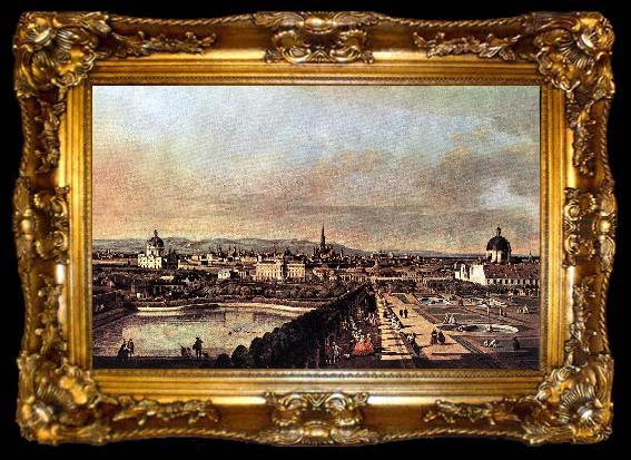 framed  Bernardo Bellotto View of Vienna from the Belvedere, ta009-2